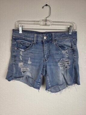 American Eagle Outfitters Y2K Vintage Denim Shorts Size 6
